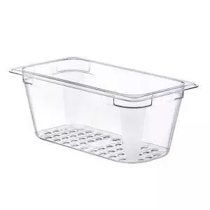 Гастроємність із полікарбонату перфорована GN 1/3 h-13 см 4,6 л Araven - 94075