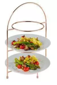 картинка Стійка фуршетна APS 29X19,5Xh43 см мідна - 33212 від магазину BarYton