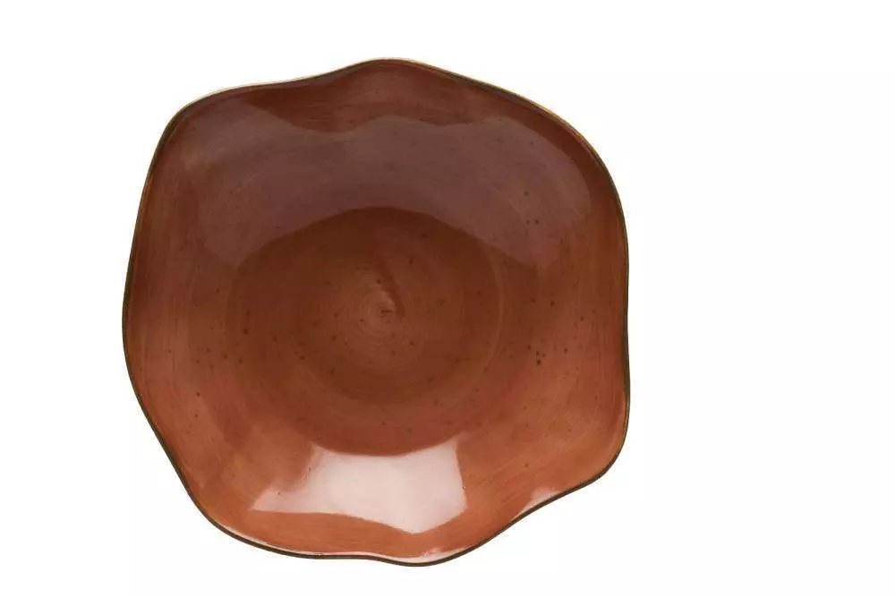 Тарелка глубокая Lubiana Stone age decor 23 см кирпичная 4620-6630M