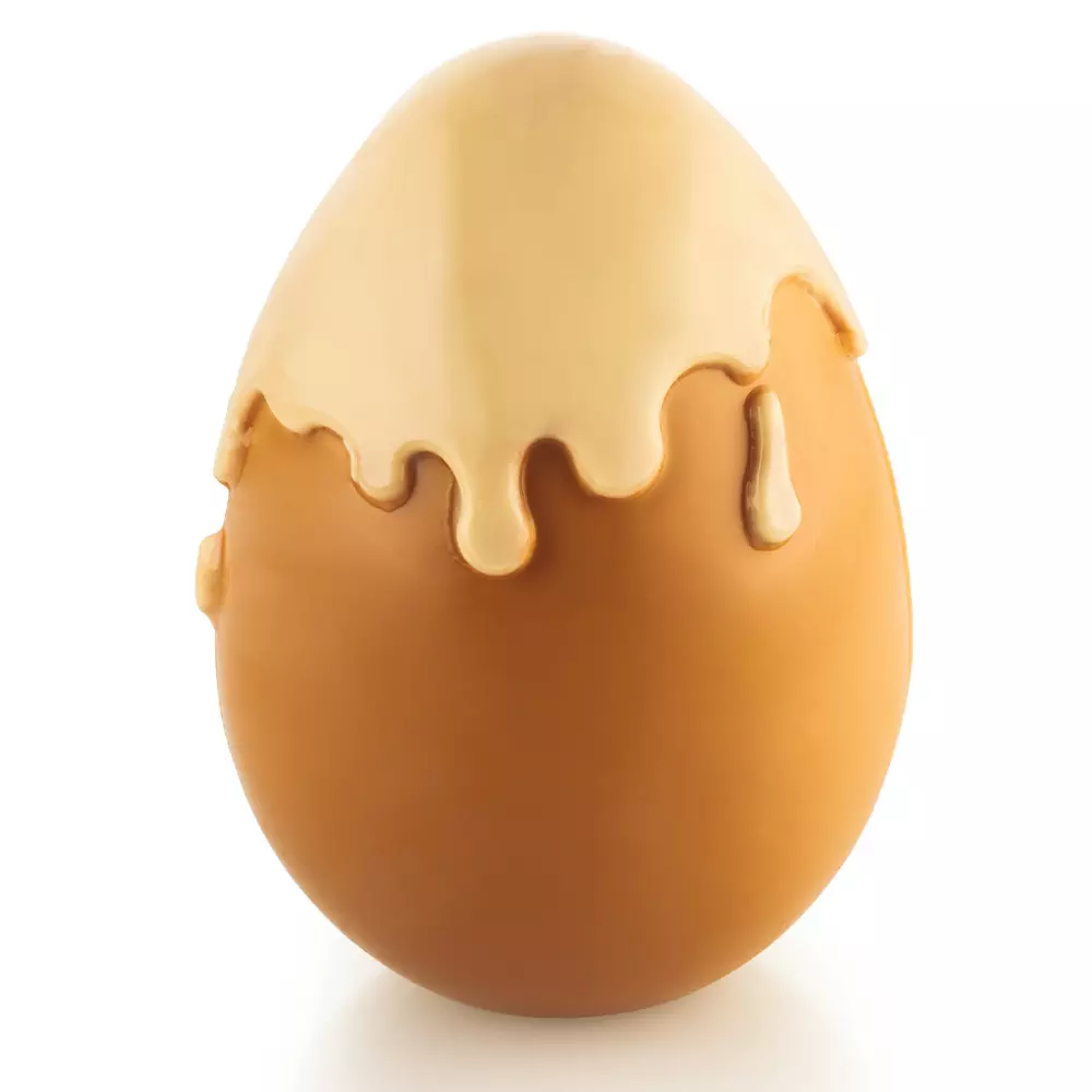 Форма для шоколада Яйцо с каплями 1000 мл Silikomart DRIPPY - Фото 1