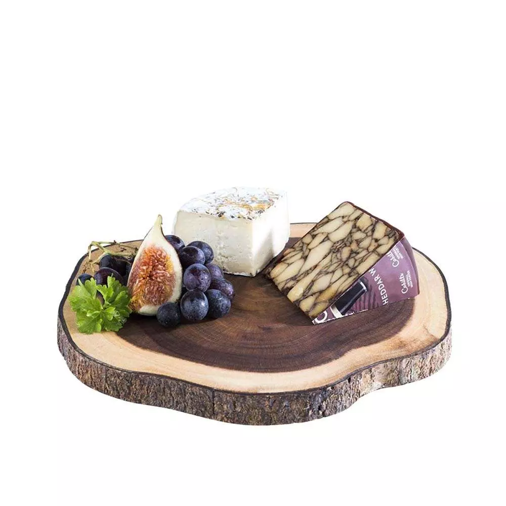 Дошка/тарілка дерев'яна APS 26X24X2 см - 00895