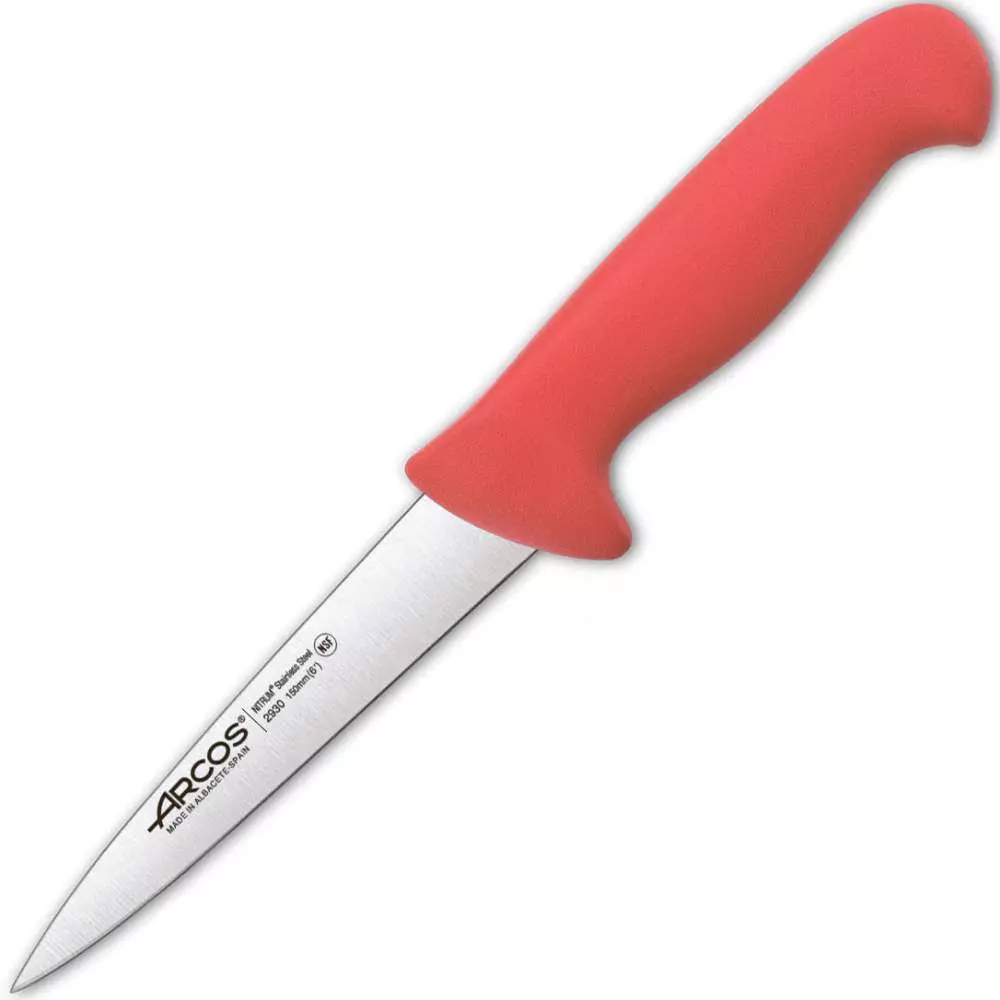 Нож для разделки мяса 150 мм "2900" красный Arcos  293022