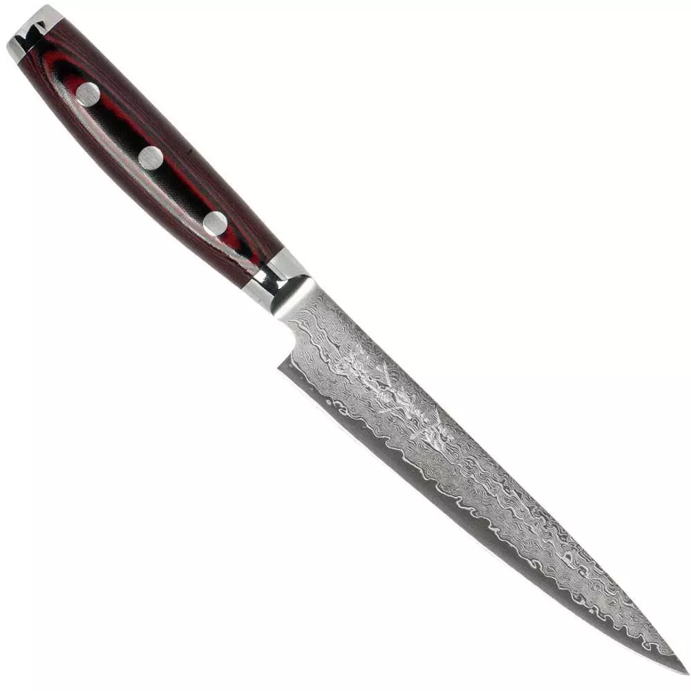 Нож для нарезки 150 мм дамасская сталь, серия SUPER GOU Yaxell 37116