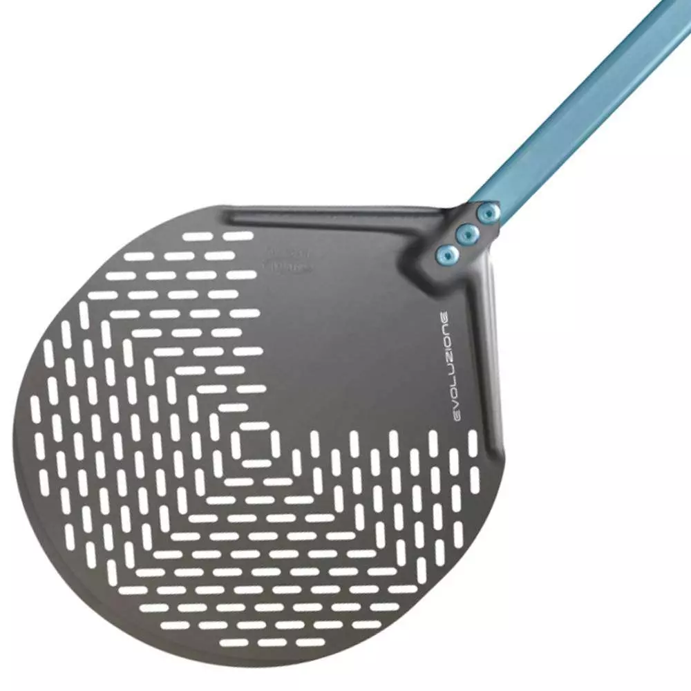 Лопата для пиццы 96 см круглая с перфорацией Gi.Metal E-32F/60