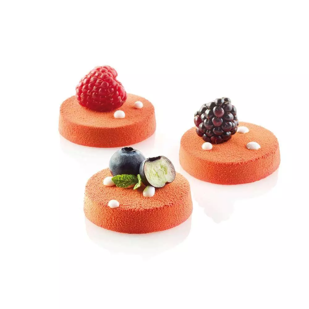 Силиконовая форма для десертов КРУГ d 4,5 см Silikomart SQ050/YL - Фото 1