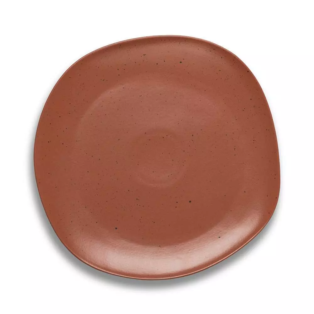 Тарелка плоская Ariane Earth 25 см red clay dotts AERARN509011025