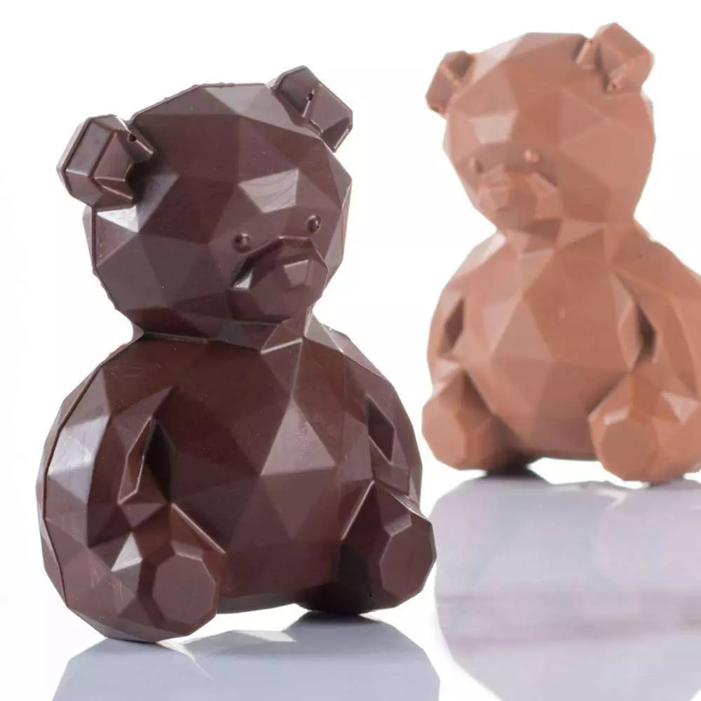 Форма для шоколада поликарбонатная Мишка110 г Martellato MA3014 - Фото 2