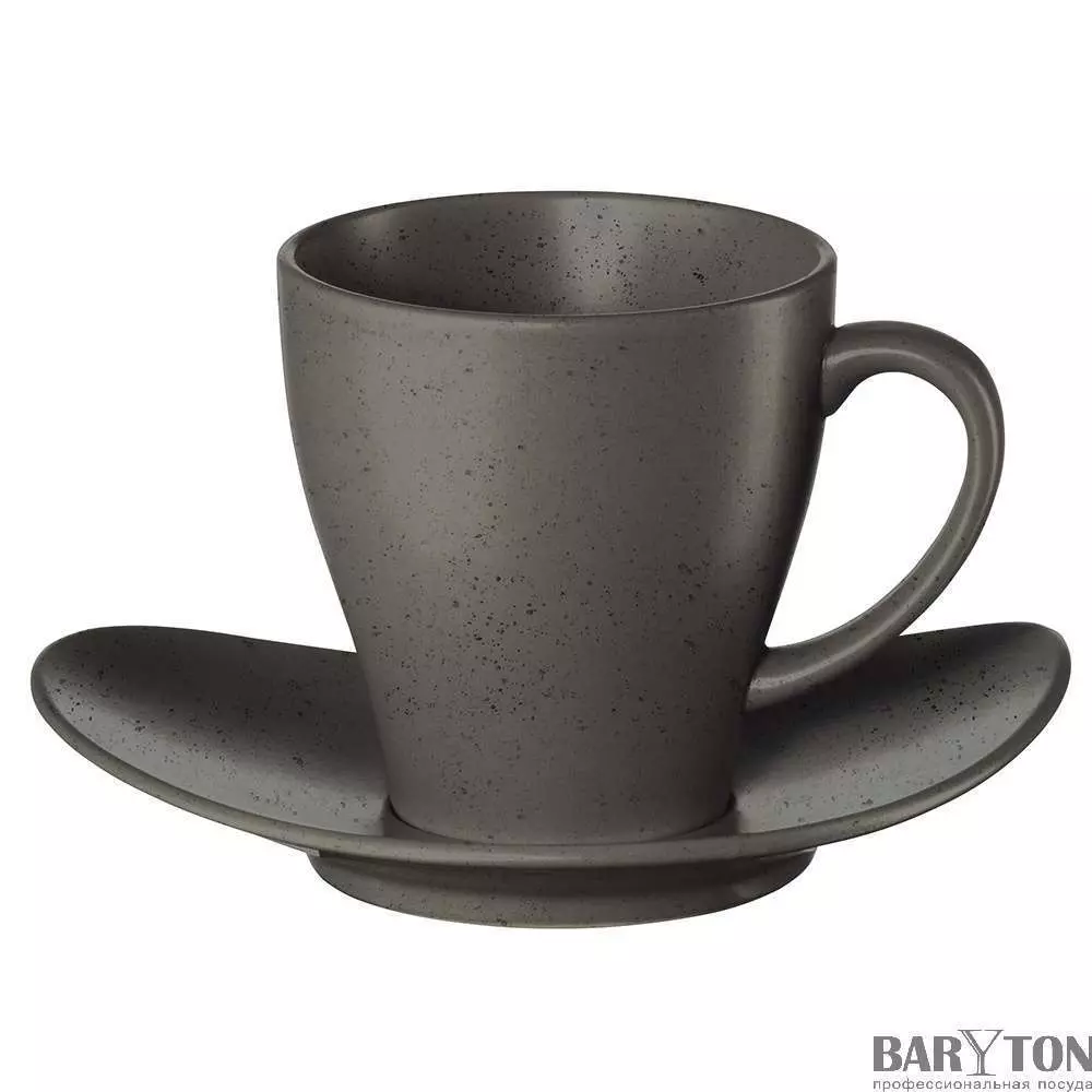 Чашка с блюдцем Asa Cuba Grigio 200 мл 1224400  - Фото 2