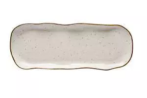 картинка Блюдо Lubiana Stone age decor 35Х13,5 см бежеве - 4659-6833 від магазину BarYton