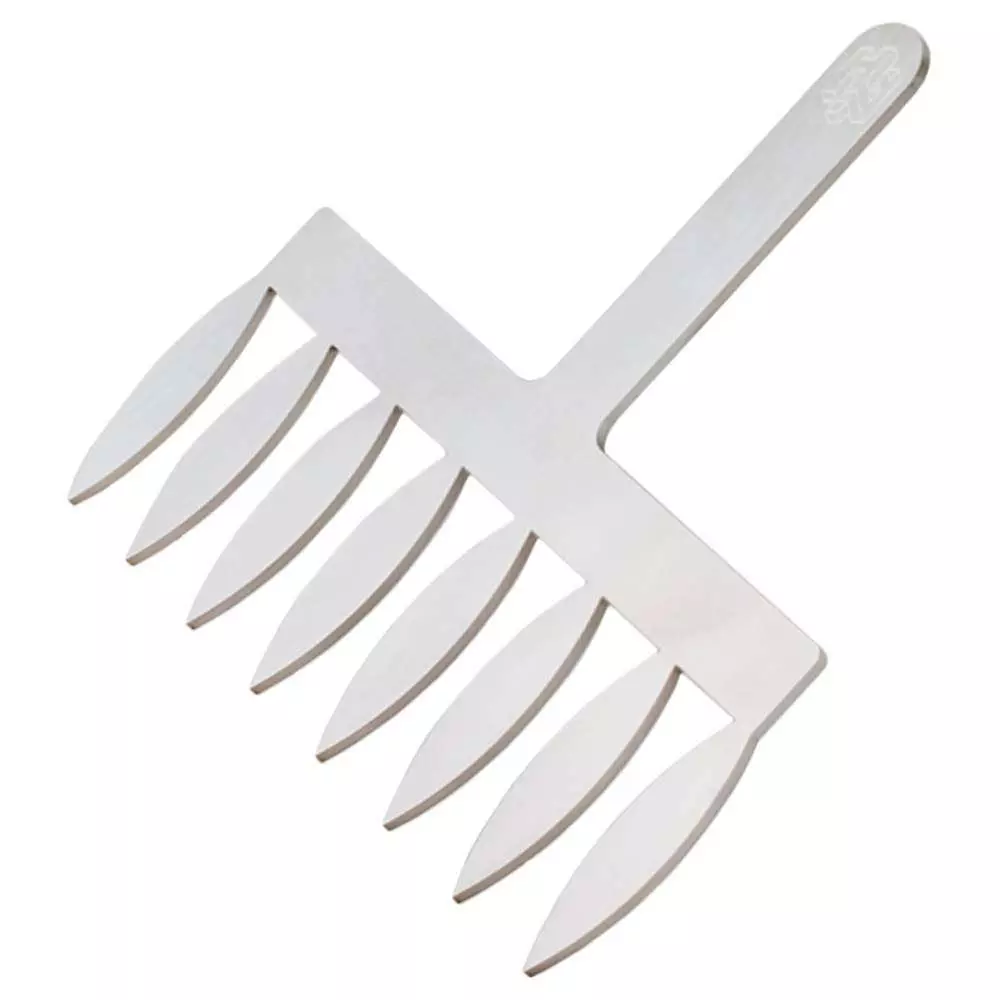 Шпатель для шоколадного декора h 60 мм (на 8 листиков) Martellato 20FH01S - Фото 1