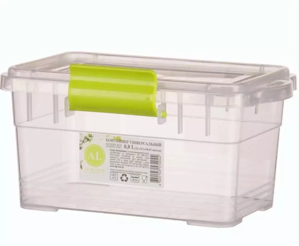 Контейнер пищевой Ал Пластик Modern Box 16,7х10,8 см h8,7 см 800 мл 572044