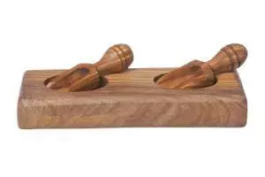 Набір для солі и перцю Cosy&Trendy Organic Wood 14X6 см - 4643191
