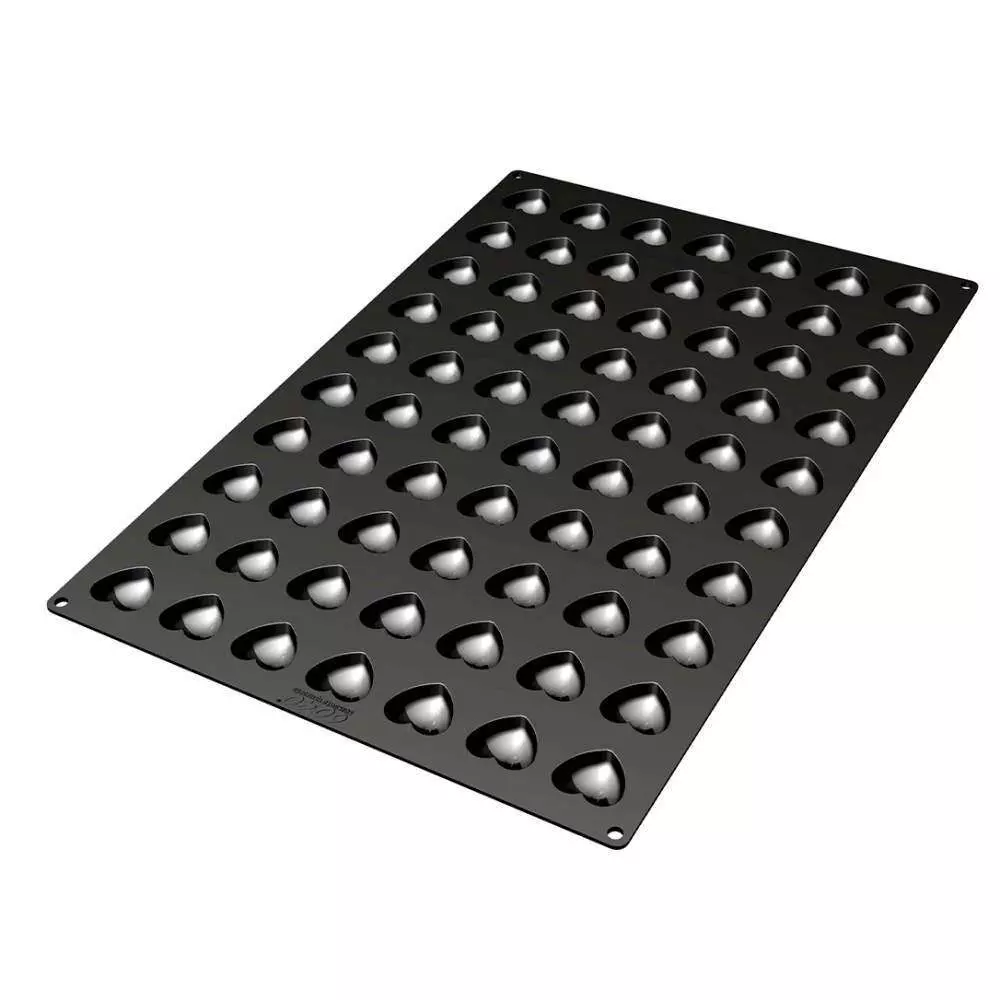 Силиконовая форма для десертов СЕРДЦЕ Silikomart SQ032/YL - Фото 2