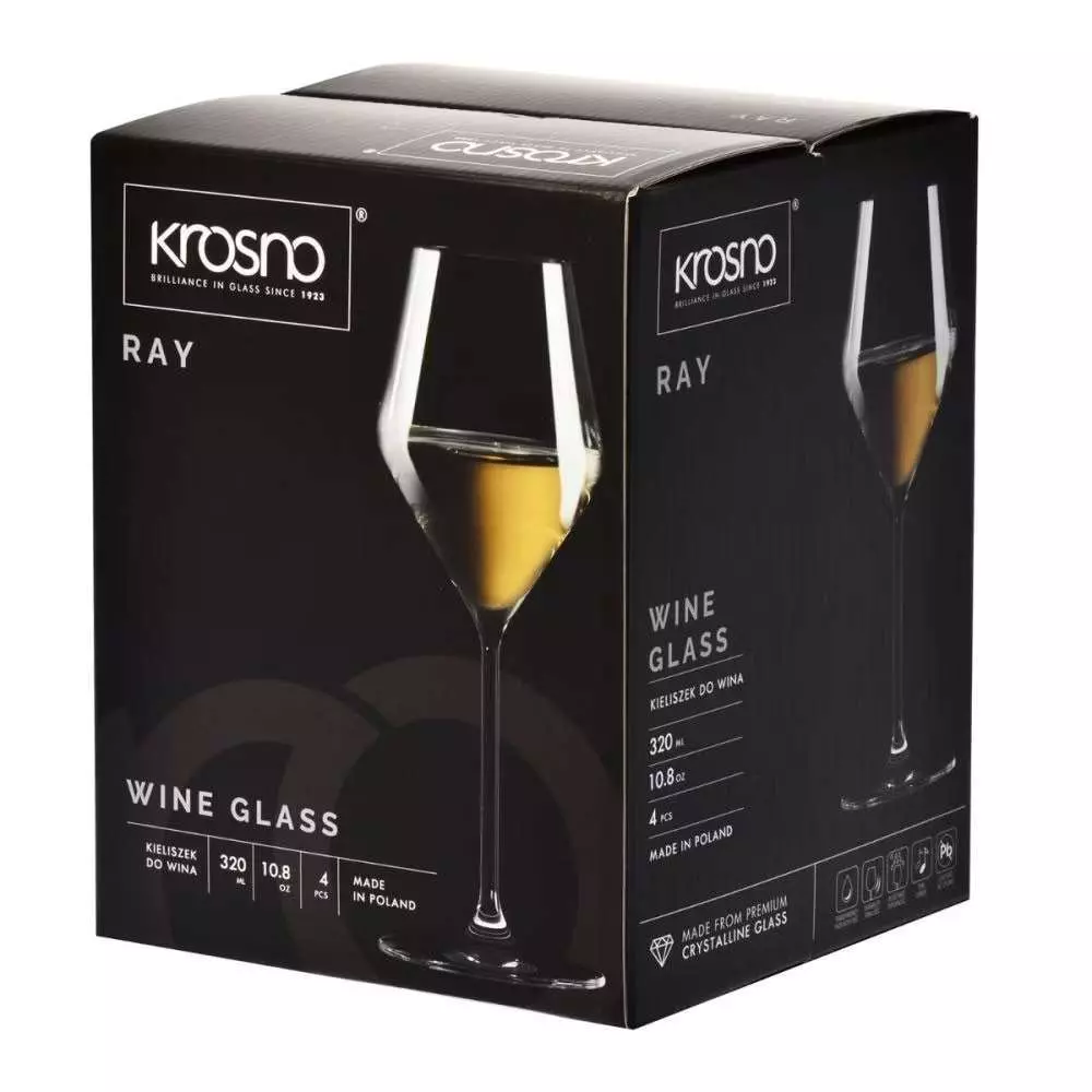 Бокал для вина Krosno Ray 320 мл 5900345913513 - Фото 2