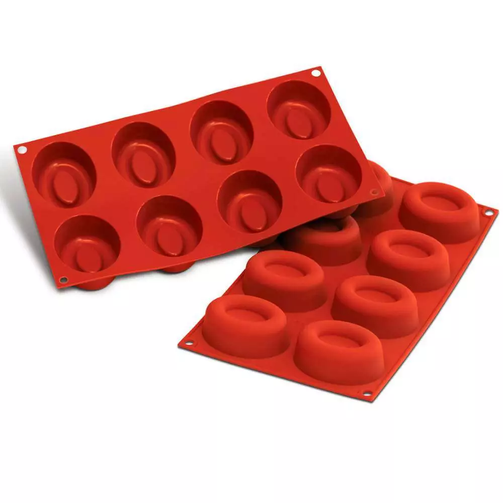 Силиконовая форма для десертов BIG OVAL SAVARIN Silikomart SF085/C