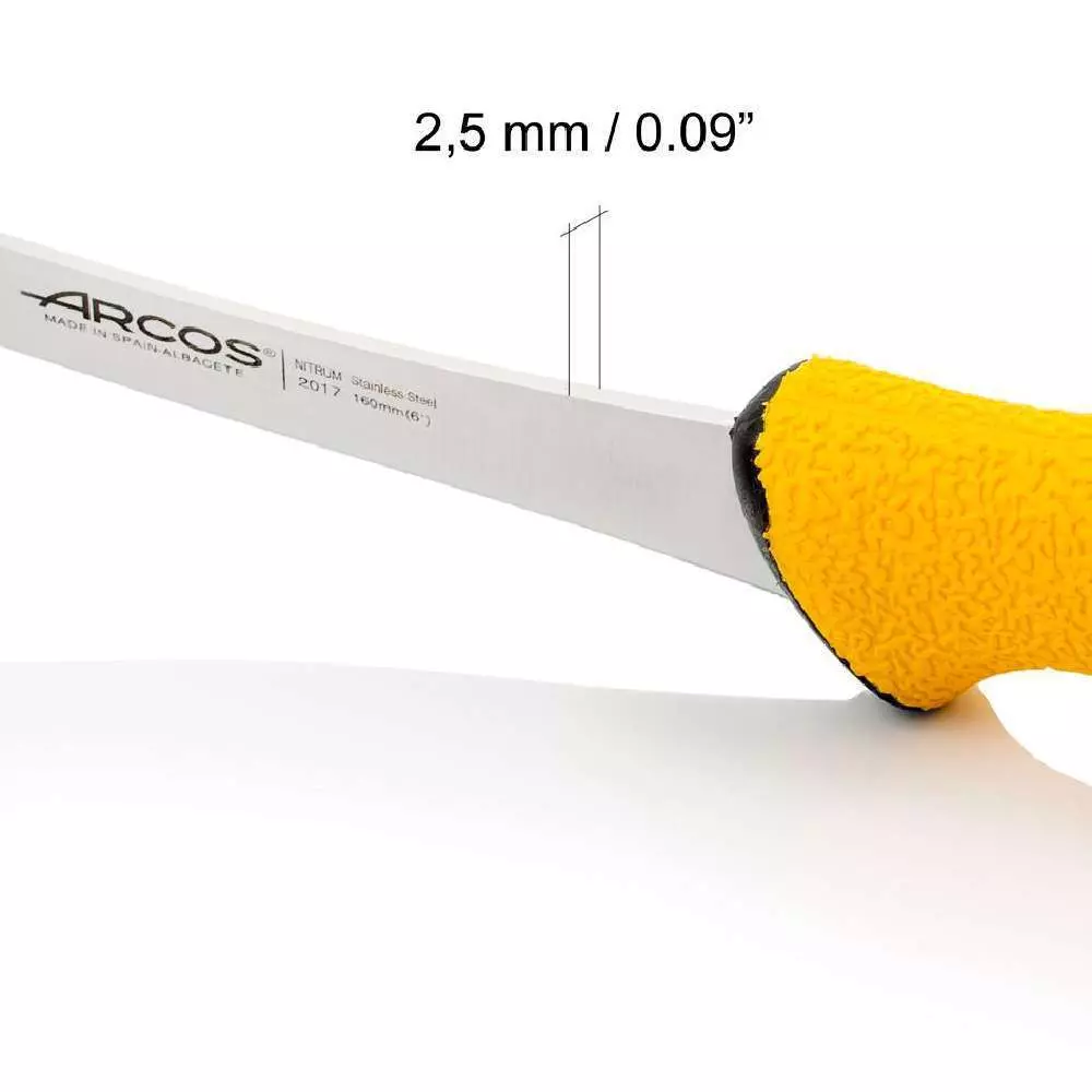 Нож обвалочный 160 мм со скошенным лезвием, серия DUO PRO Arcos  201700 - Фото 4