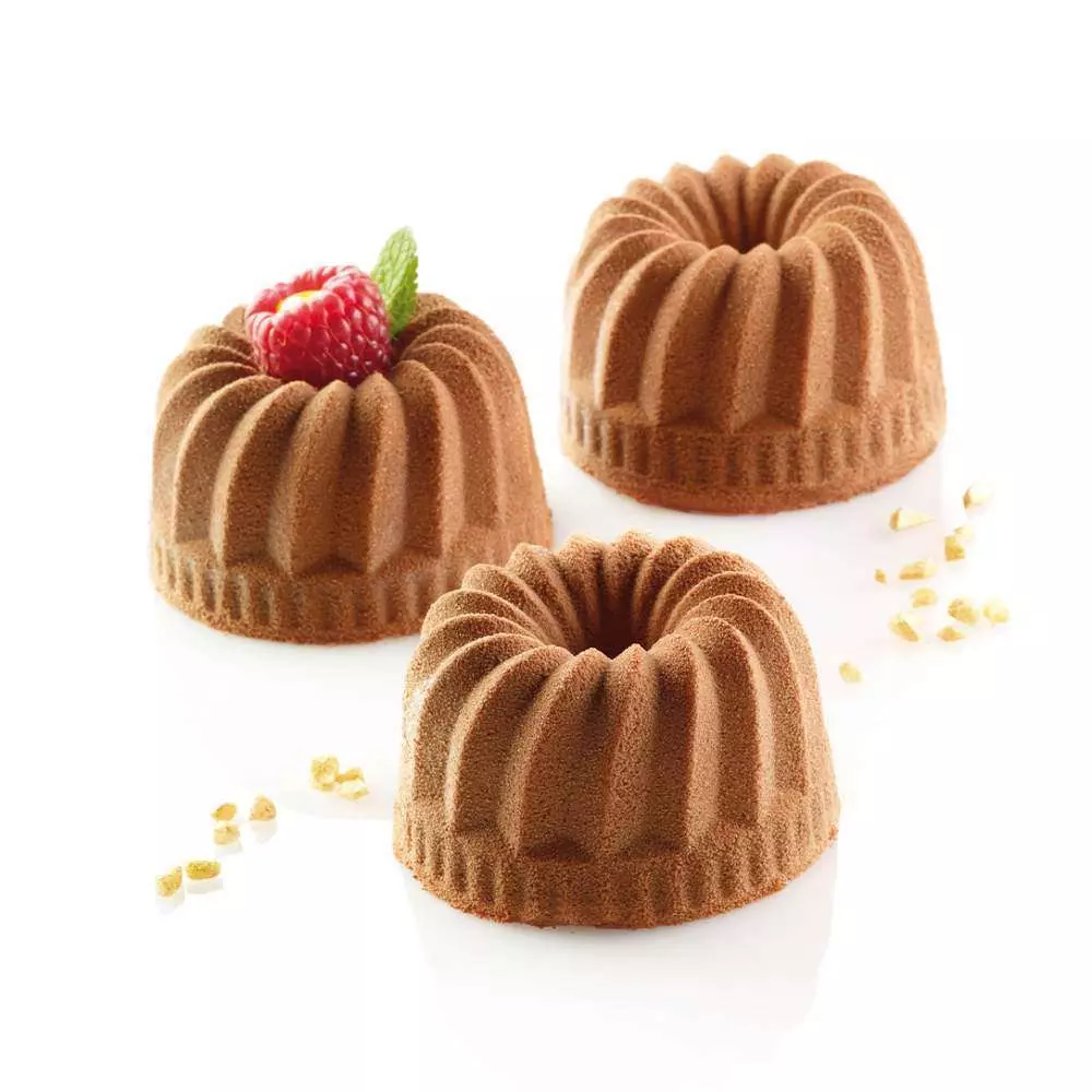 Силиконовая форма для десертов КЕКС d 7,2 см Silikomart SQ011/YL - Фото 1