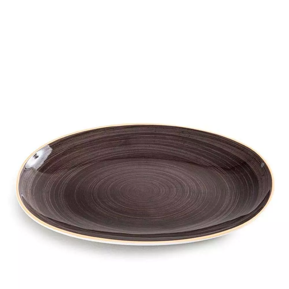 Тарелка овальная Ariane Terra Mokka 32 см AVCARN263015032