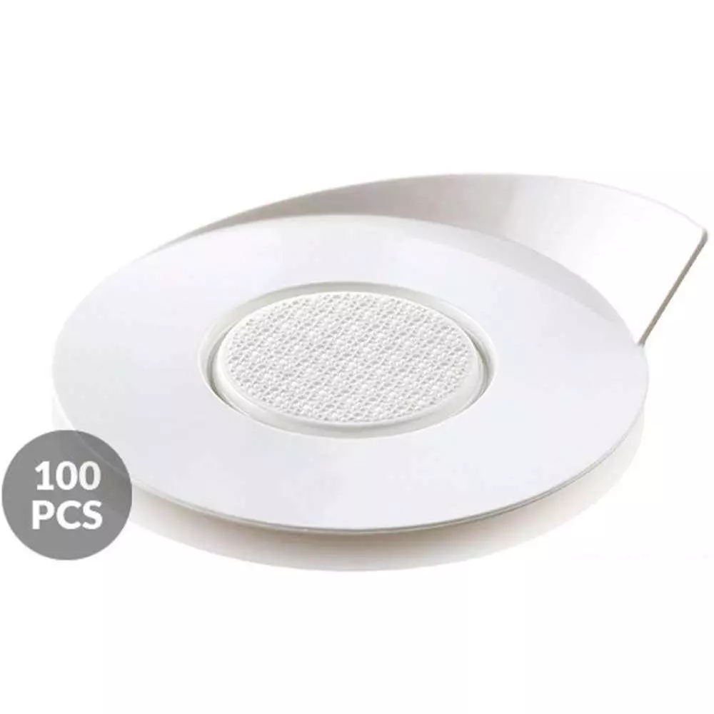 Набір підставок під десертів 100 шт. ø86 мм Silikomart - SET 100 WHITE TRAYS - ROUND ø86 MM
