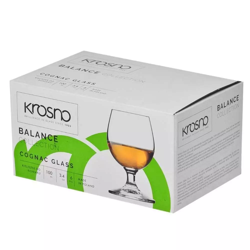 Бокал для коньяка Krosno Balance100 мл 5900345789217 - Фото 2