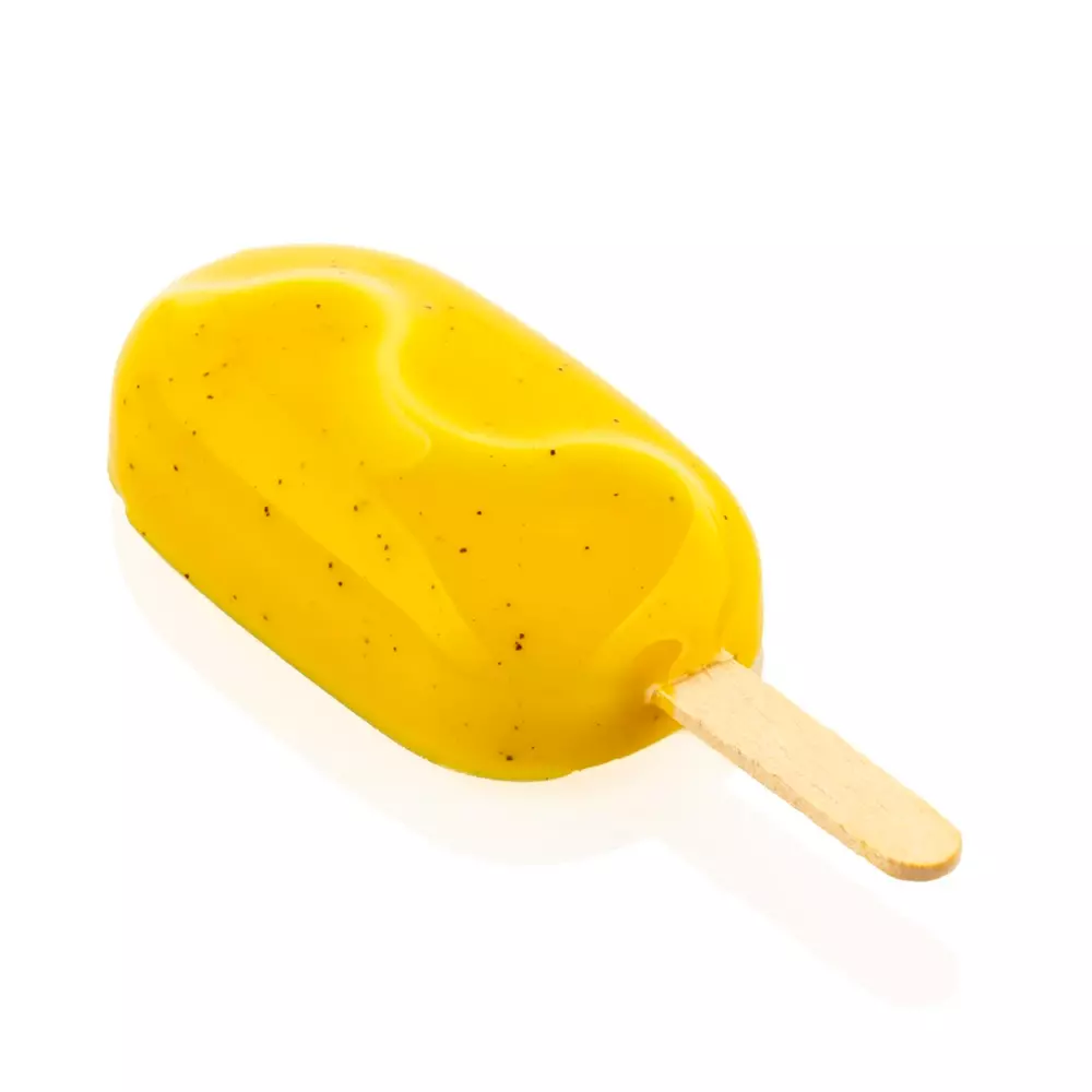 Набор форм для мороженого GEL18M CLASSIC WAVE MINI (2 формы+100 палочек+ подставки) Silikomart GEL18 - Фото 1