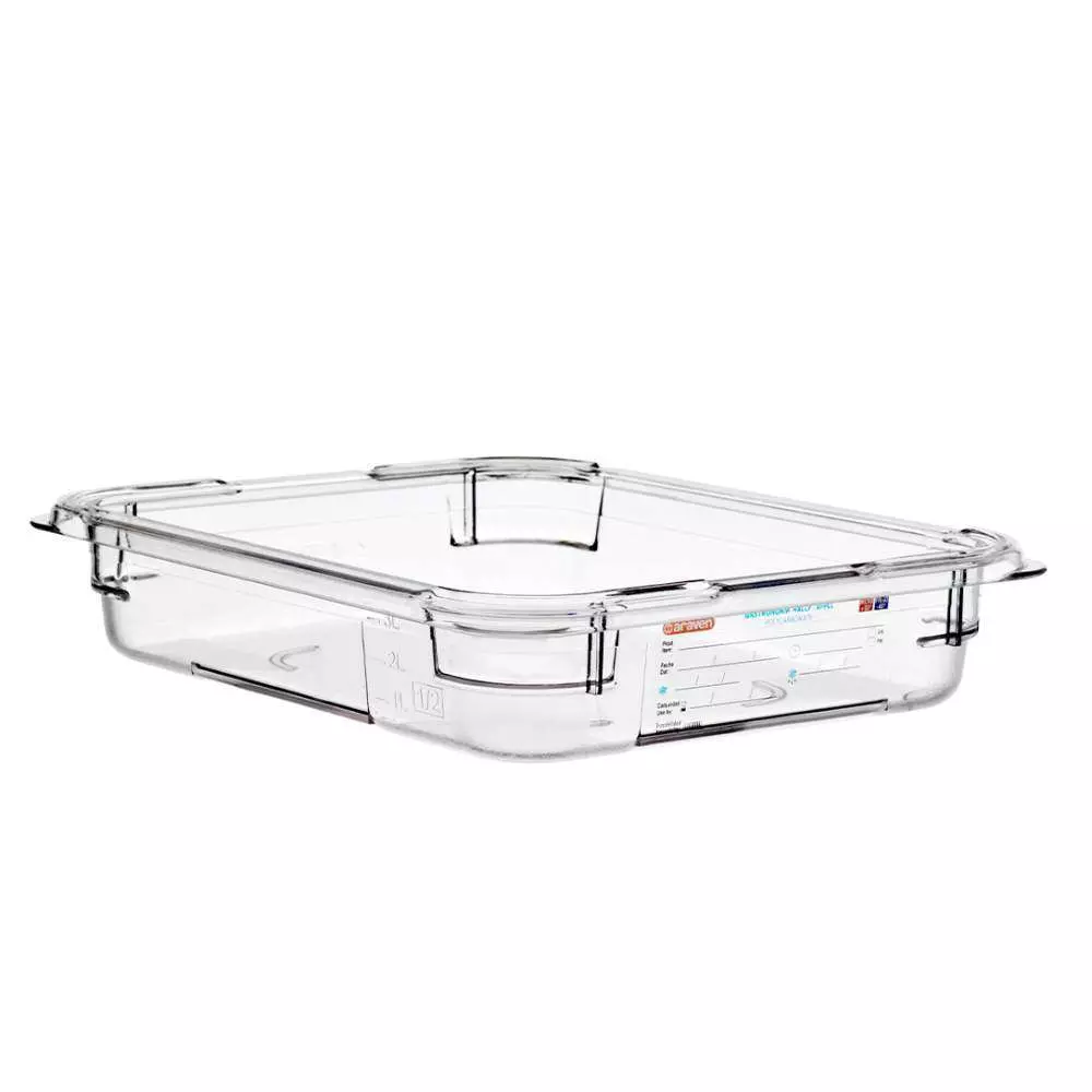 Гастроемкость из поликарбоната GN 1/2 h-6,5 см 3,8 л Araven 09821