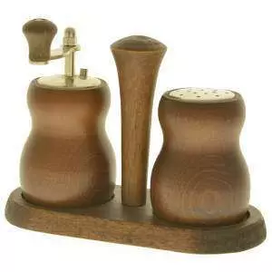 Набор мельниц для соли и перца h 10 см Bisetti  301T