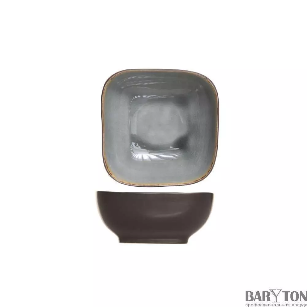 Салатник квадратный Cosy&Trendy Laguna blue-grey 14ХH6 см 5556316 - Фото 2