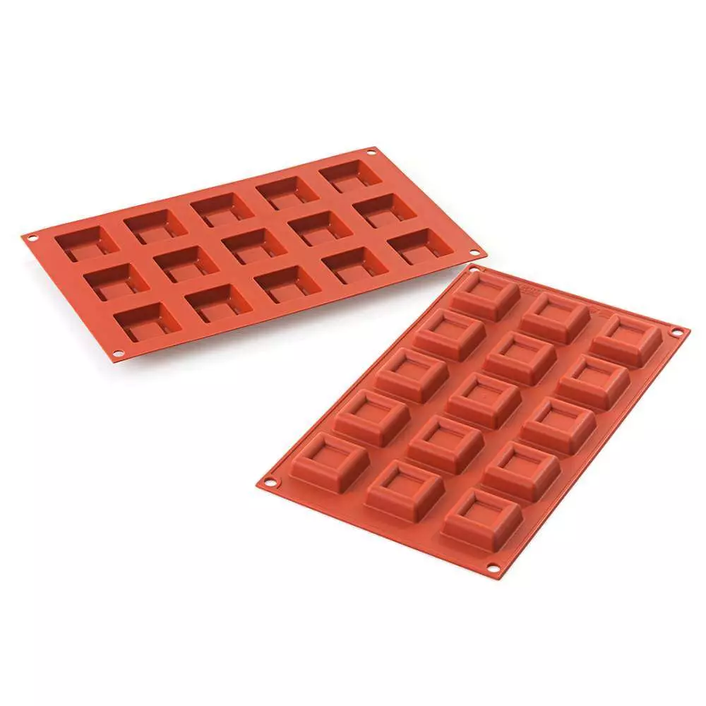 Силиконовая форма для десертов MINI DESSERT SQUARE Silikomart SF177/C