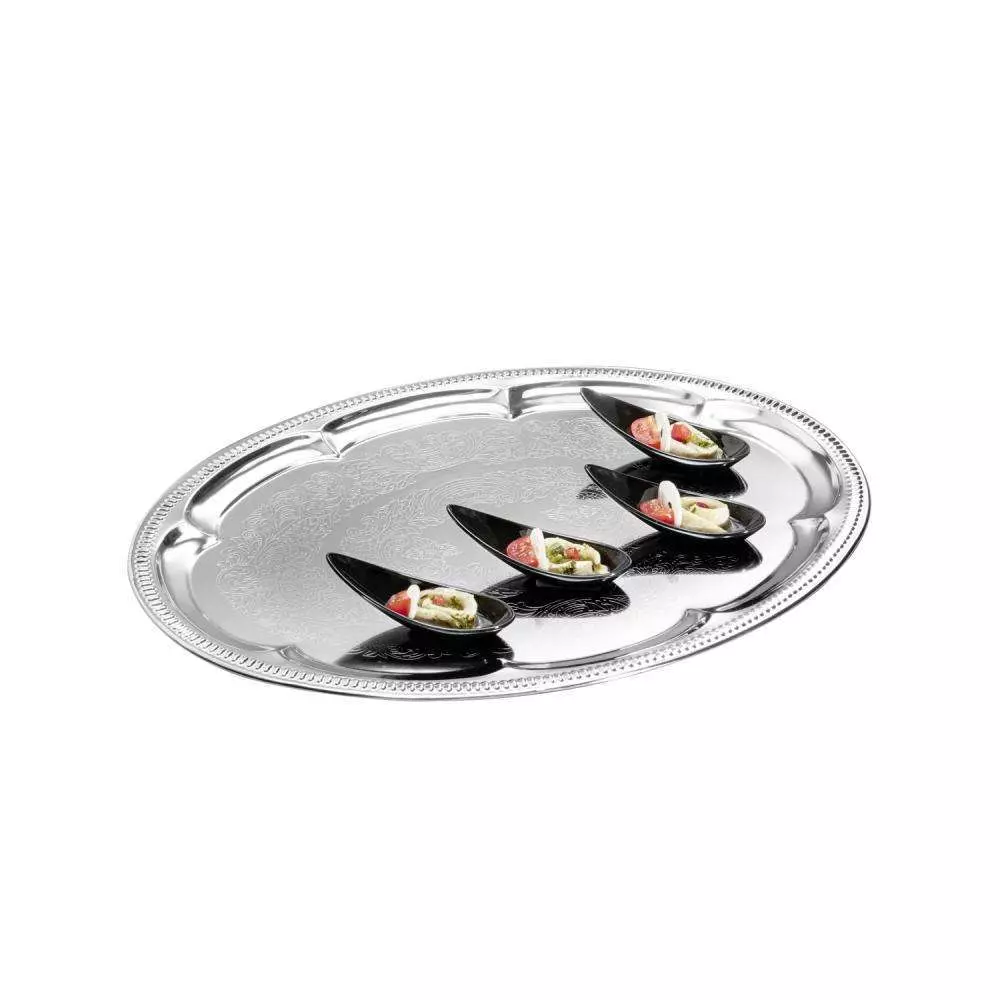 Поднос для подачи овальный APS 46Х34Xh1,5 см 00391 - Фото 2