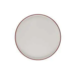 Тарілка мілка з бортом ID Fine Modest Maroon 25.5 см stolt 13001-161025