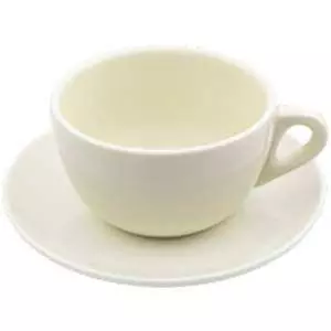 картинка Чашка з блюдцем 16 см для лате 350 мл, серія Verona Ivory Ancap - 26815 від магазину BarYton