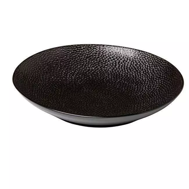 Тарелка глубокая , для пасты Fine Dine Honeycomb 25.5 см черная 773154