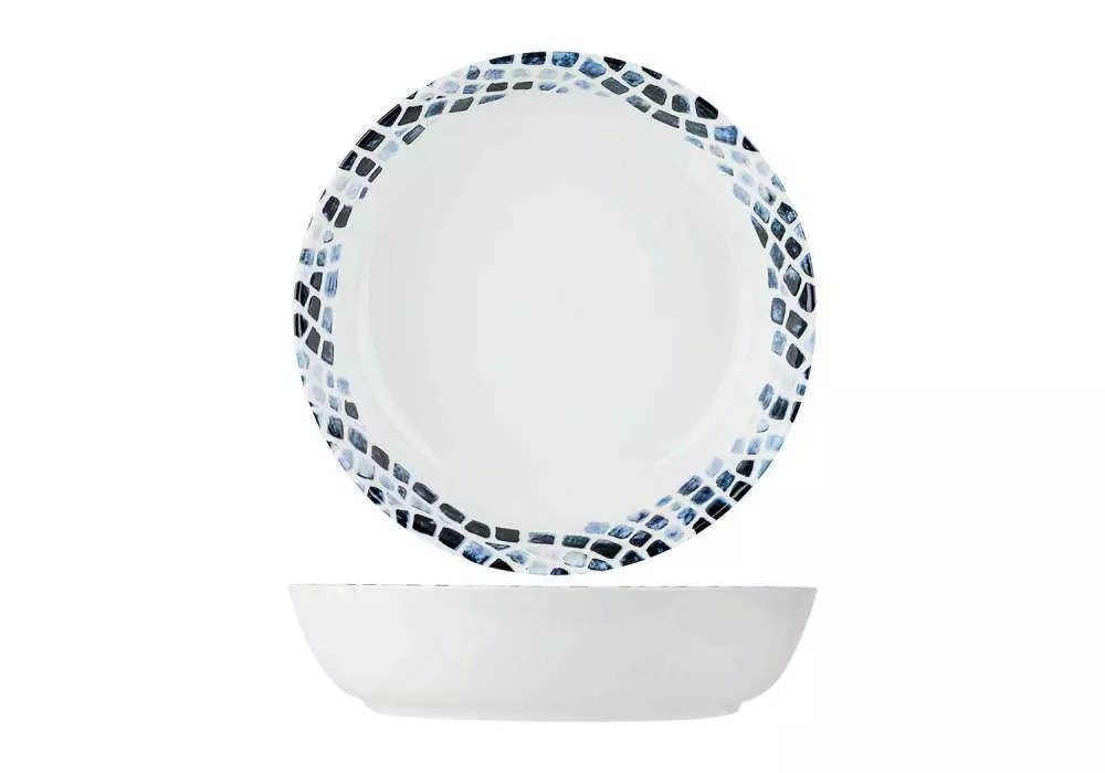 Тарелка глубокая (для пасты) Cosy&Trendy Mosaic Blue D21,5XH5,3 см 2294022