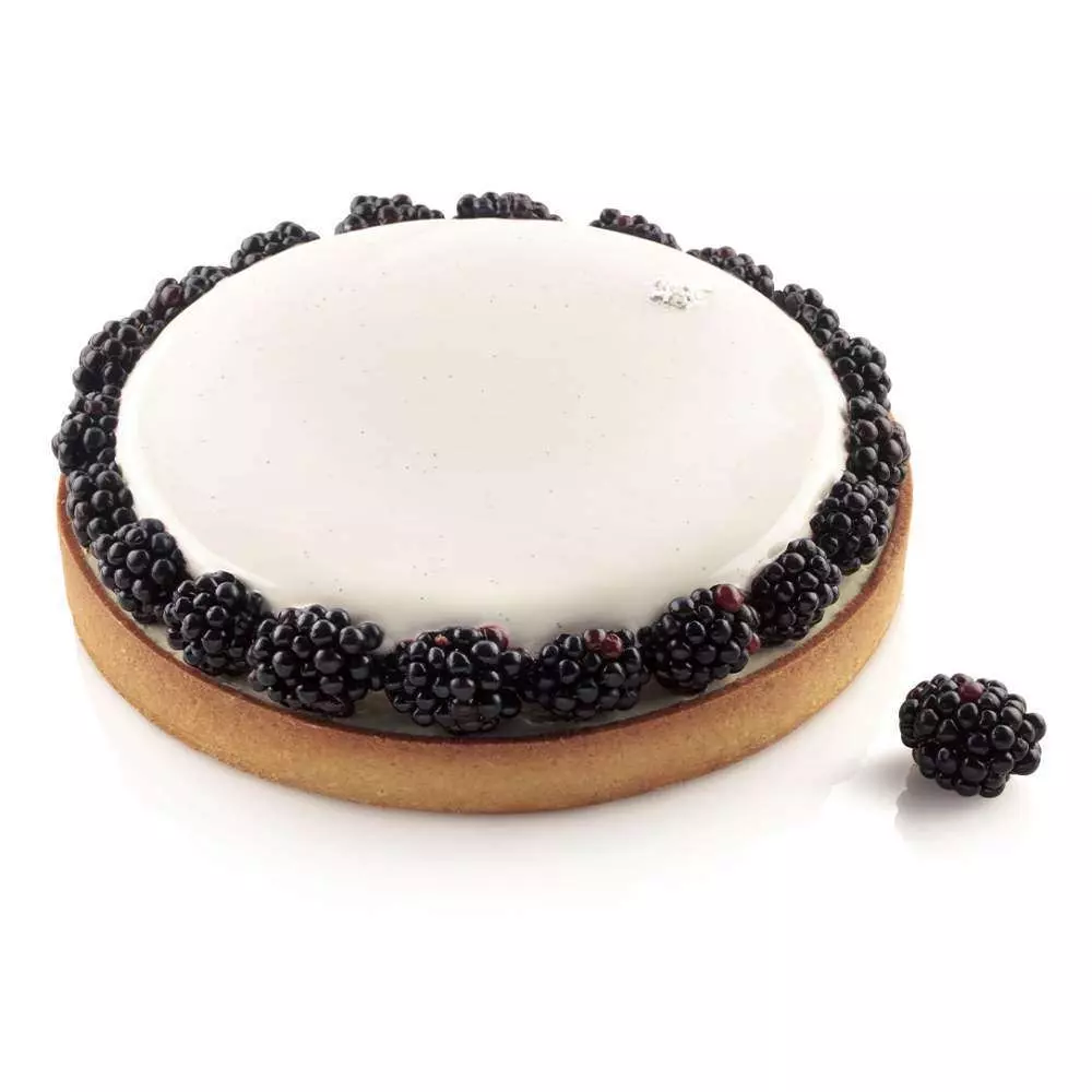 Набор форм для тартов ROUND d 21 cм Silikomart KIT TARTE RING ROUND D210 MM - Фото 2