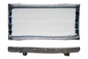 картинка Салатник прямоугольный Cosy&Trendy Sea pearl (на 4 ножках) 24,5X12,5XH3,5 см  9632125 от магазина BarYton