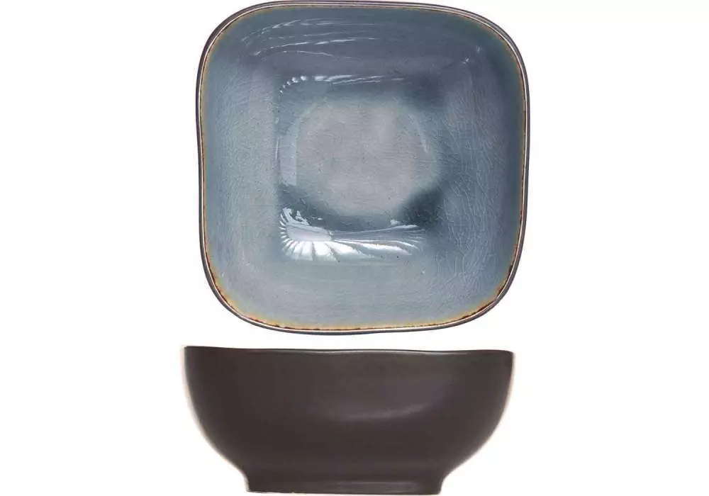 Салатник квадратний Cosy&Trendy Laguna blue-grey 14ХH6 см - 5556316 - Фото 1