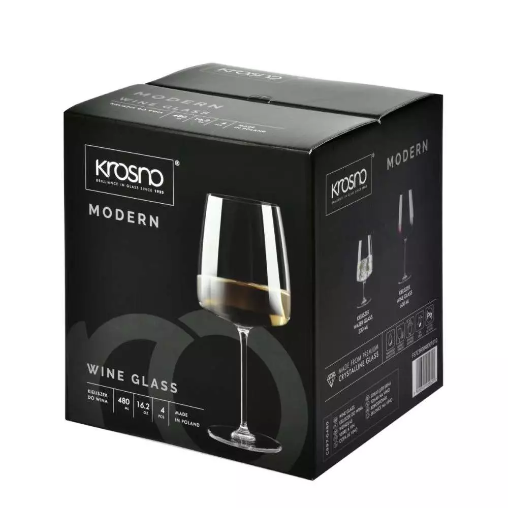 Бокал для вина Krosno Modern 480 / 650 мл 5900345915821 - Фото 2