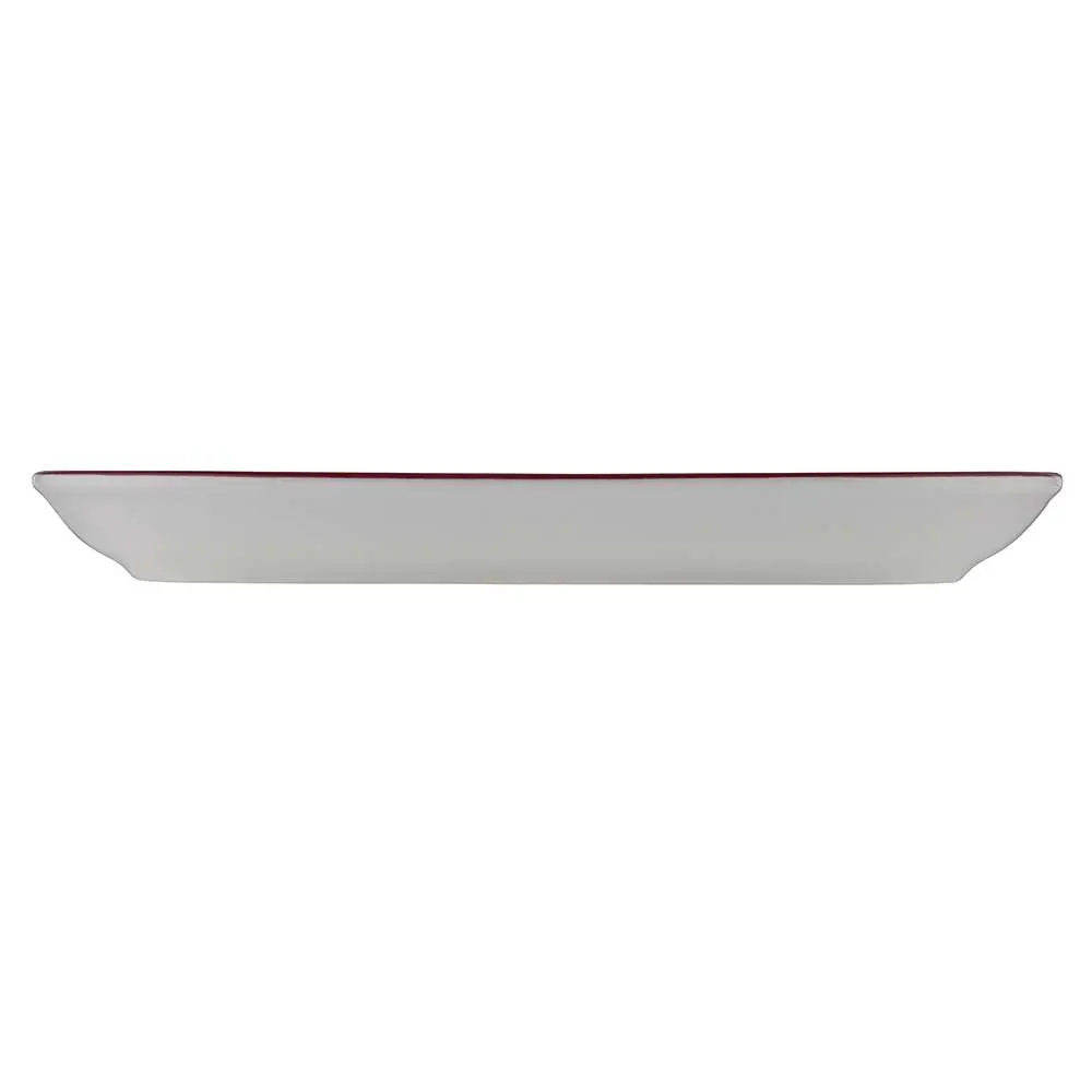 Тарелка овальная ID Fine Modest Maroon 28X18 см magnus 13001-143028 - Фото 2