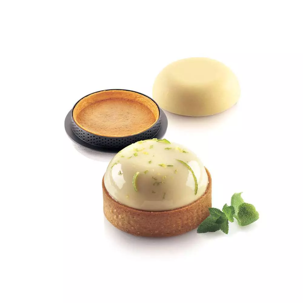 Набір форм для тартів PALET 47 мл Silikomart - KIT TARTE RING PALET D70 MM - Фото 2