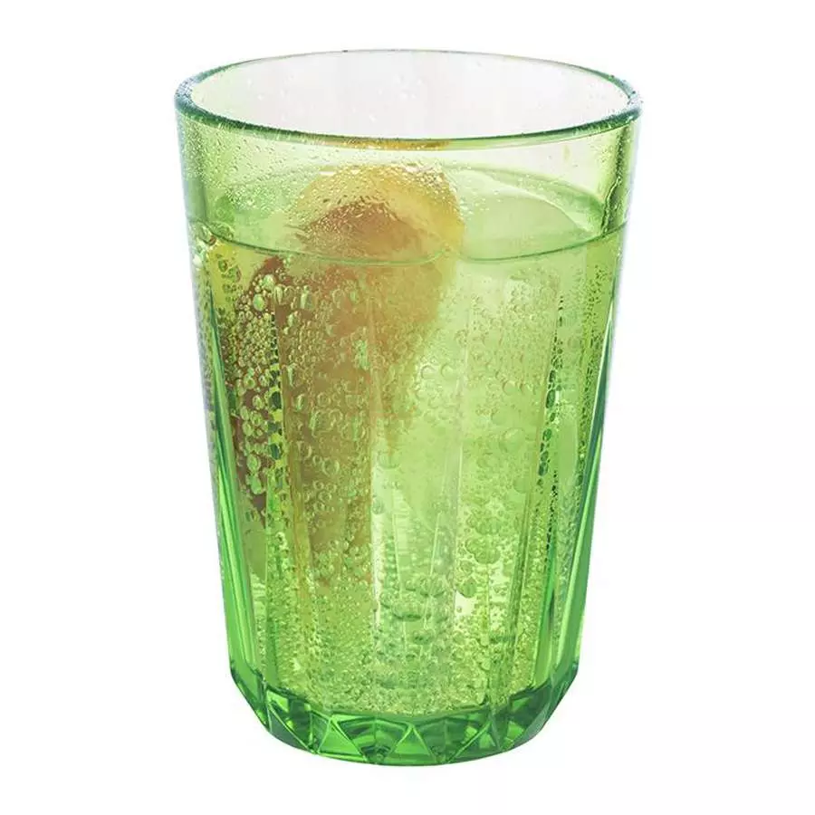 Склянка акрилова APS Crystal d8Xh12,5 см 300 мл зелений - 10535