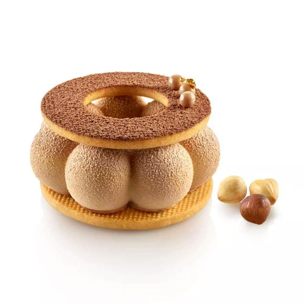 Силіконова форма для десертів TRUFFLE CROWN 90 мл Silikomart TRUFFLE CROWN 90 - Фото 1