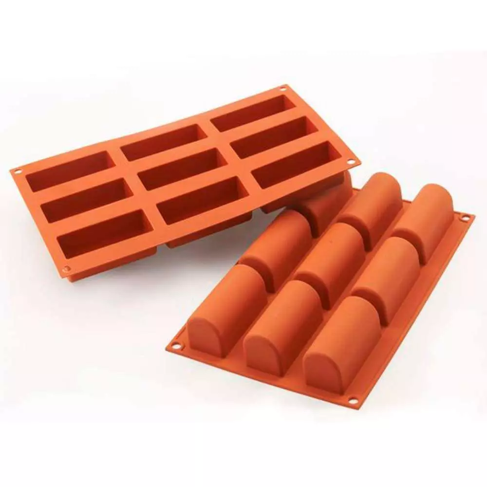 Силиконовая форма для десертов MIDI BUCHE Silikomart SF130/C - Фото 1