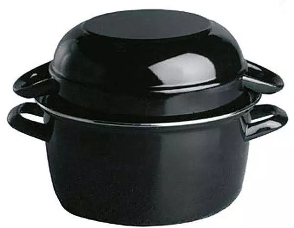 Кастрюля для мидий APS d20Xh13 см 1600/3300 мл 00626