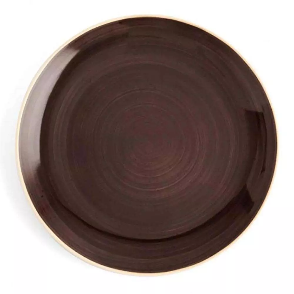 Тарілка Ariane Twister Mokka 24 см rimless - AVCARN263011024 - Фото 1