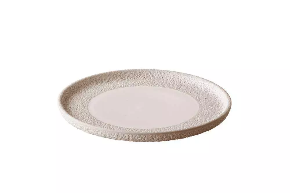 Тарелка мелкая Studio Raw Vulcanic d22 см white RD18520