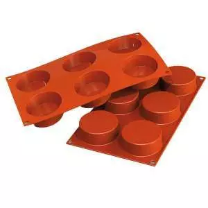 Силіконова форма для десертів CYLINDERS 103,5 мл Silikomart - SF205/C