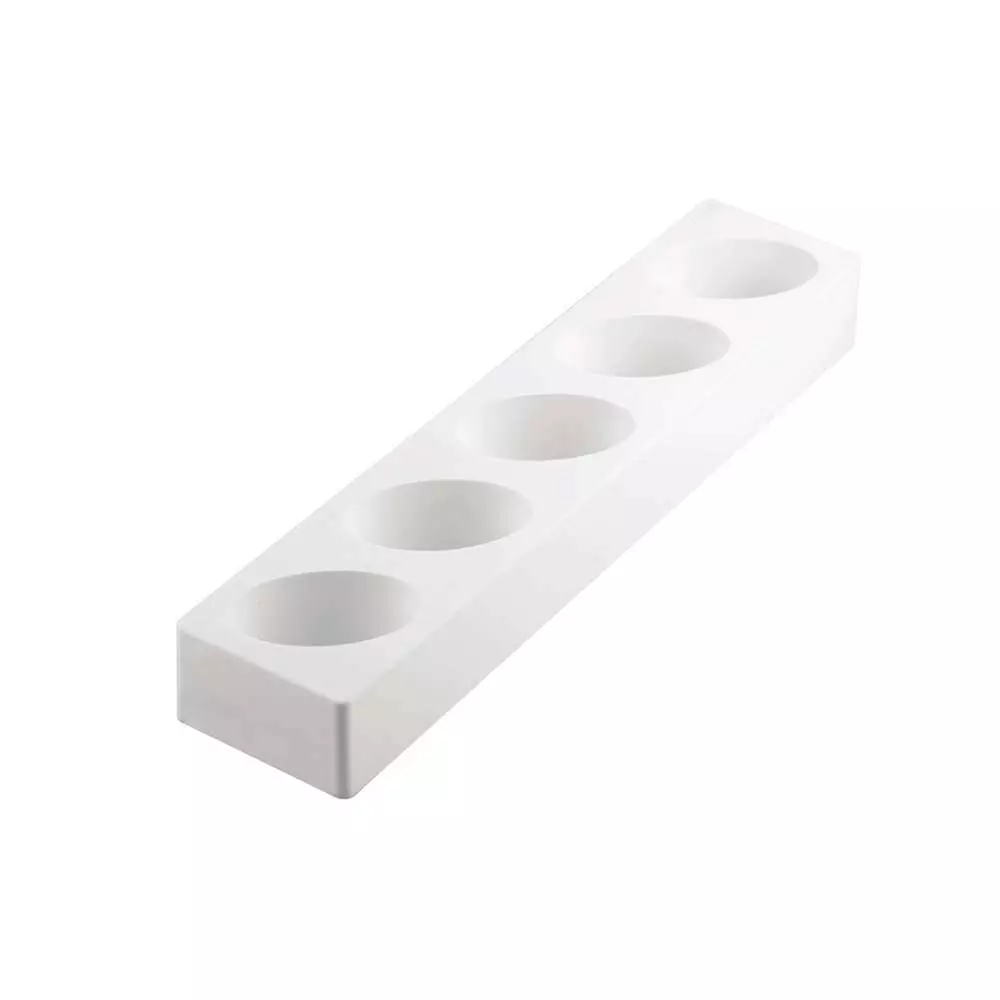 Силіконова форма для десертів MULTIFLEX OVAL 125 мл х 5 шт Silikomart MULTIFLEX OVAL 125 - Фото 1