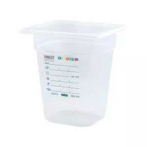 Контейнер для зберігання GN 1/6, h 20 cм, 2,8 л FoREST - 241690