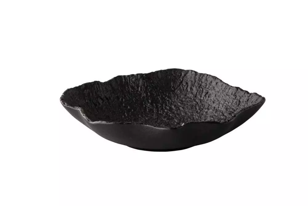 Салатник, тарелка глубокая Studio Raw Organic 500 мл d19.2Xh4.4 см  black RD20003